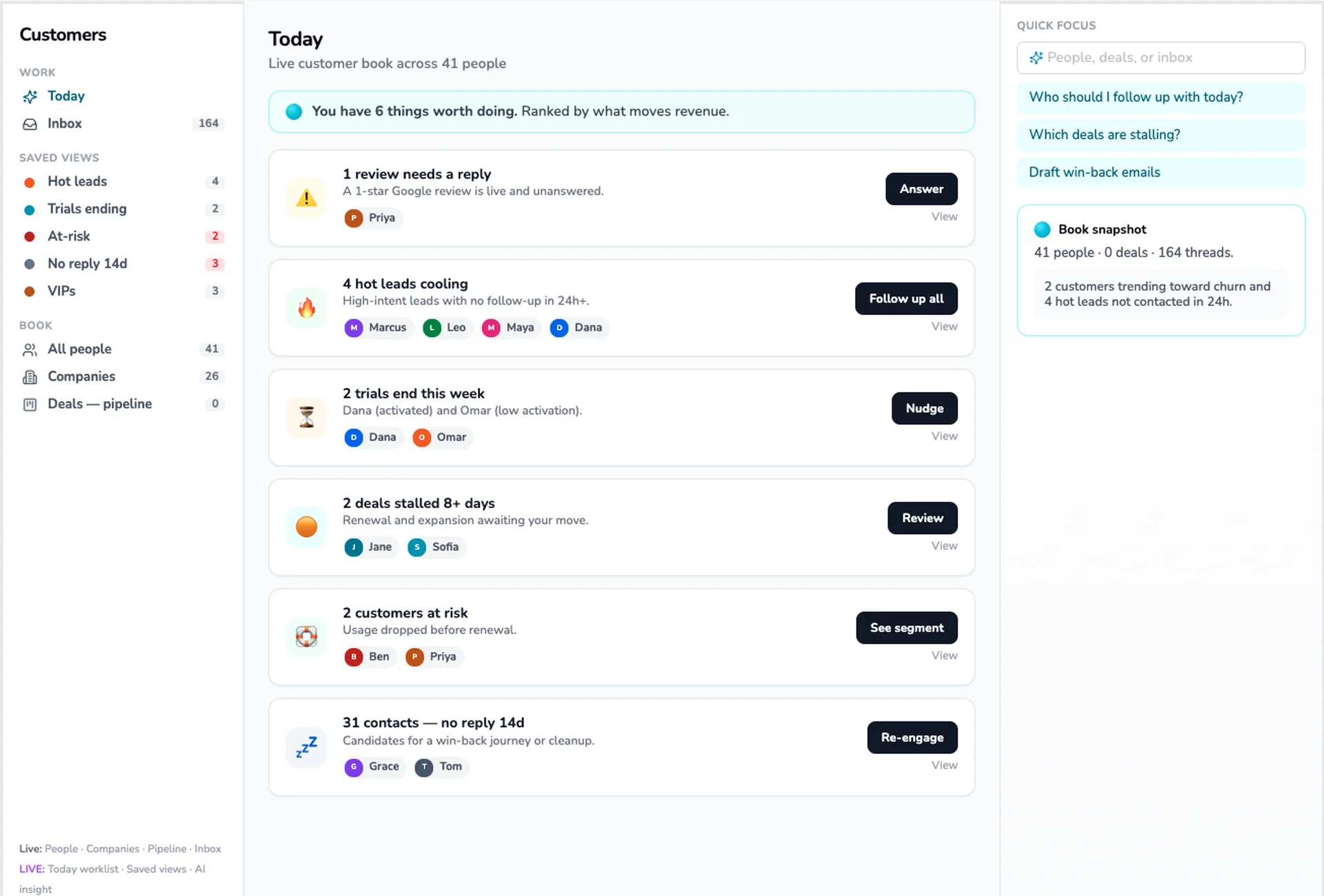 Faster Customer 360 unified customer profile view